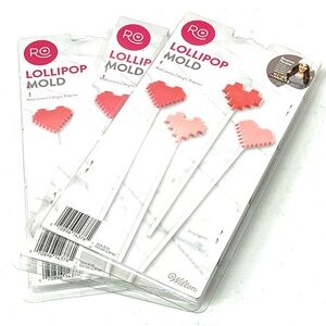 Valentin’s Day Wilton Heart Lollipop Mold - Pink